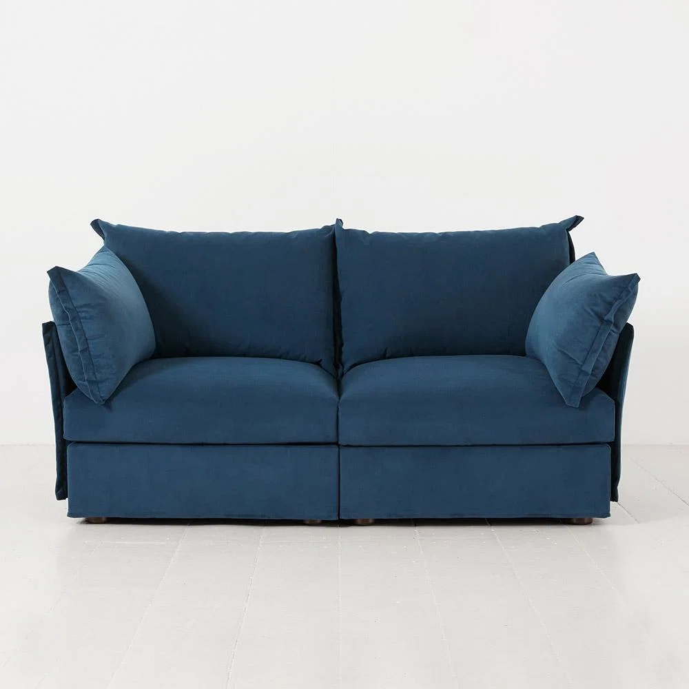 Swyft Sofa in a Box Model 06 Modular Velvet 2 Seater Sofa - – image 1