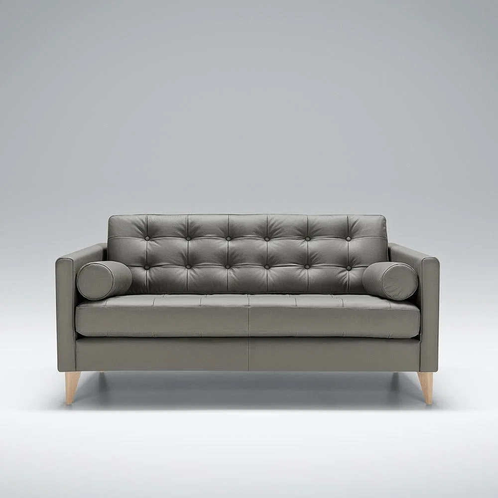 Lovi Furniture Powder 2 Seater Leather Sofa – image 1