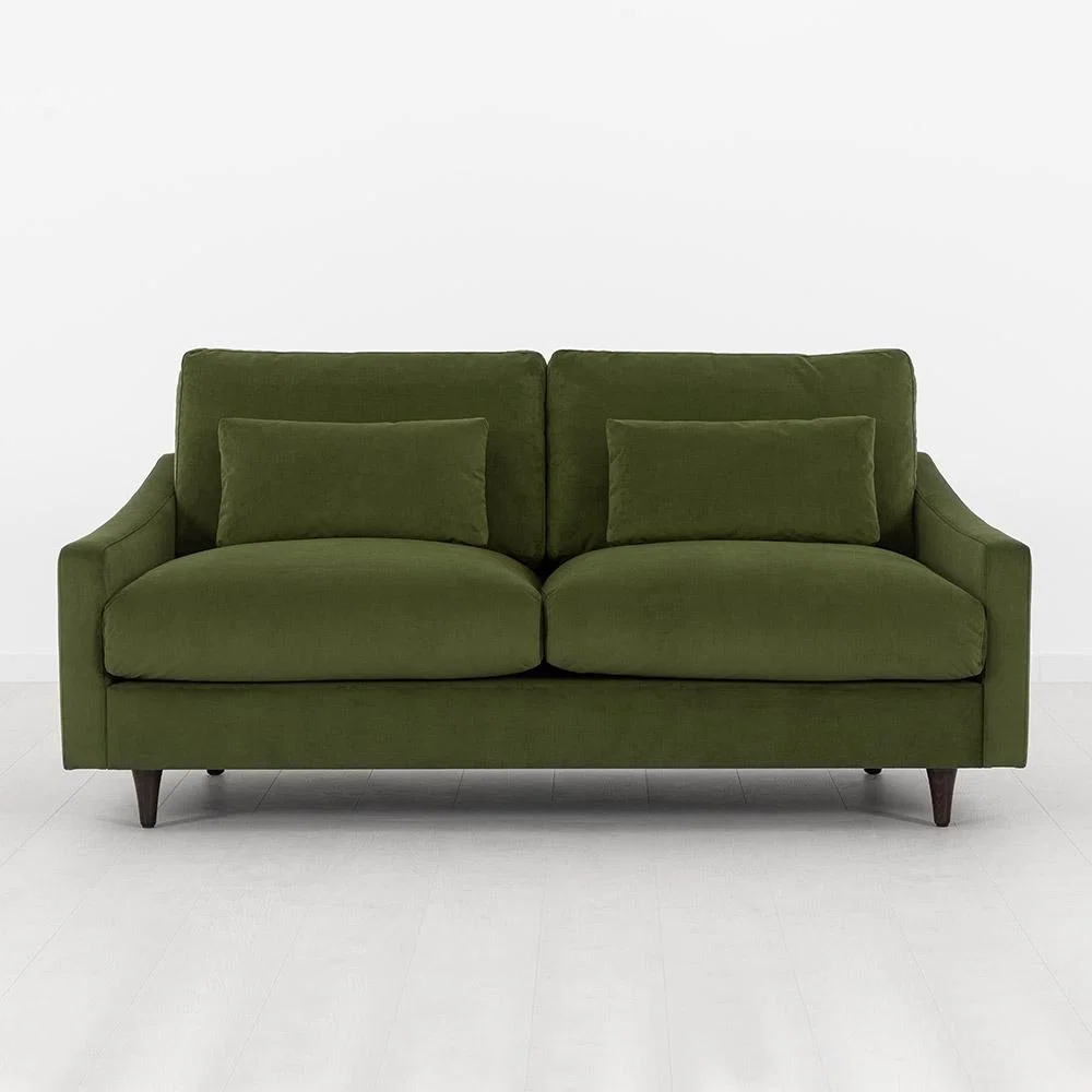 Swyft Sofa in a Box Model 07 Velvet 2 Seater Sofa - Elephant – image 1
