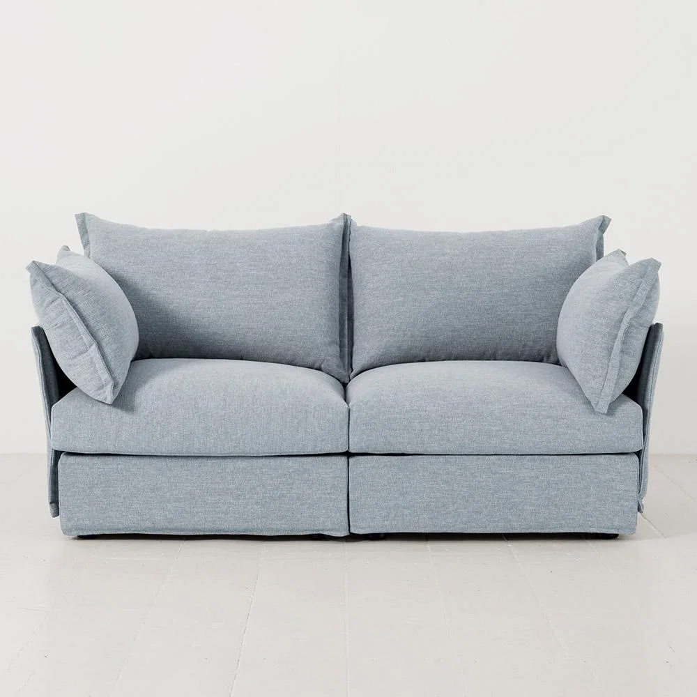 Swyft Sofa in a Box Model 06 Modular Linen 2 Seater Sofa – image 1