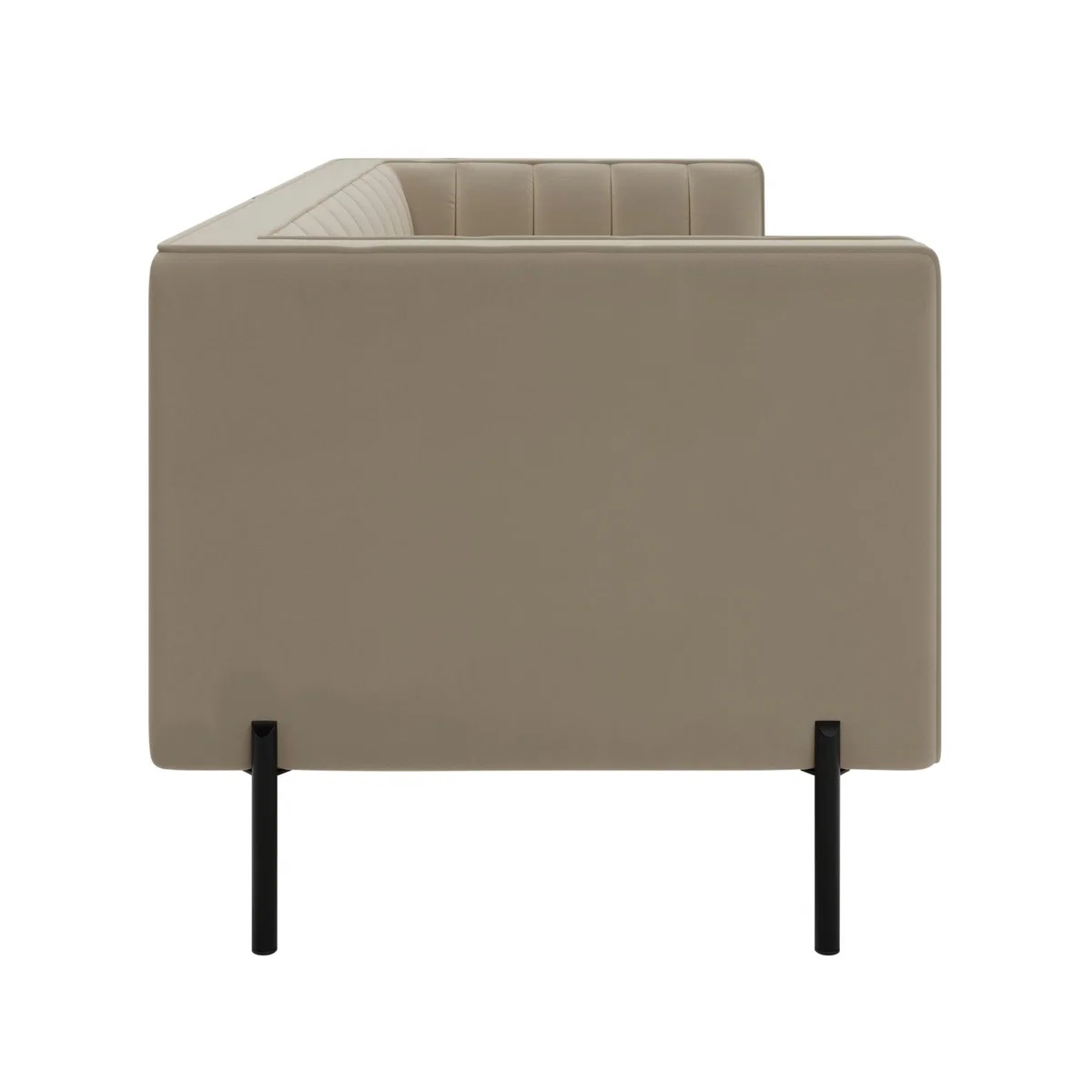 Bellamy Luxe Velvet 2 Seater Sofa Sandstone – image 4