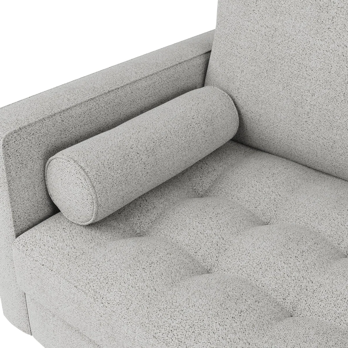 Zoe Boucle 2 Seater Sofa Light Grey – image 6