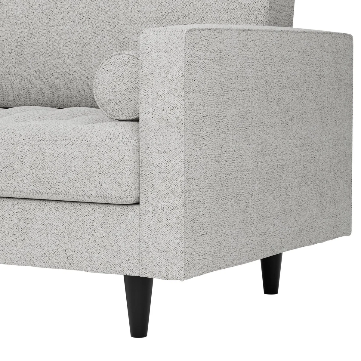 Zoe Boucle 2 Seater Sofa Light Grey – image 7