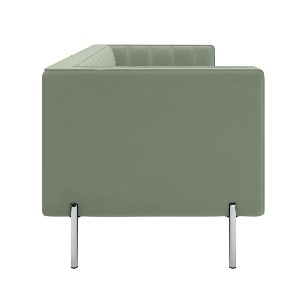 Bellamy Luxe Velvet 2 Seater Sofa Sage (Green) – image 4