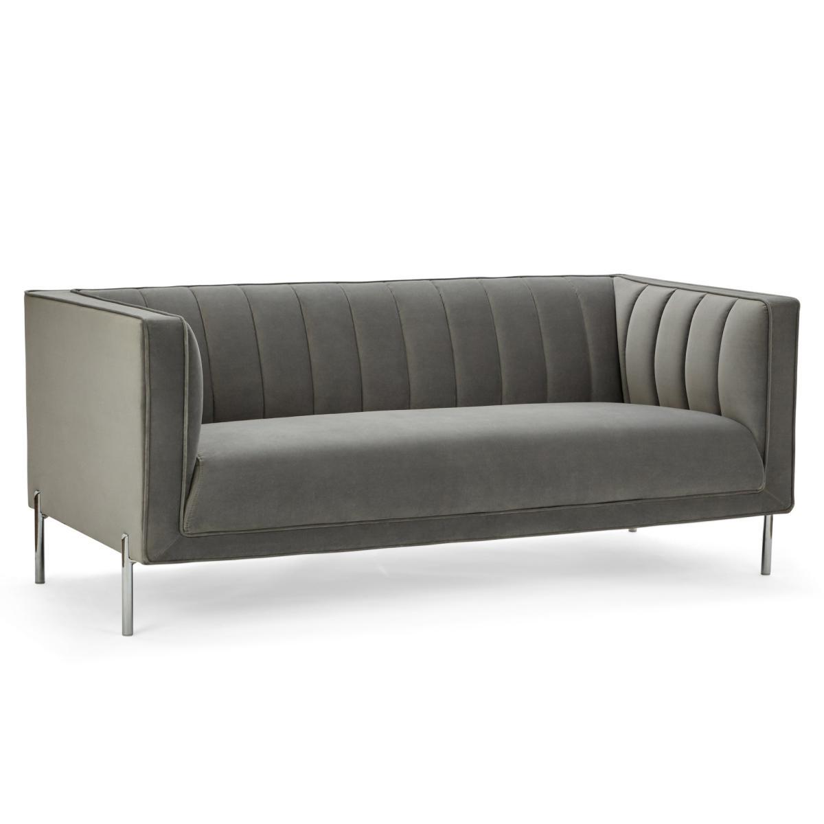 Bellamy Luxe Velvet 2 Seater Sofa Sage (Green) – image 8