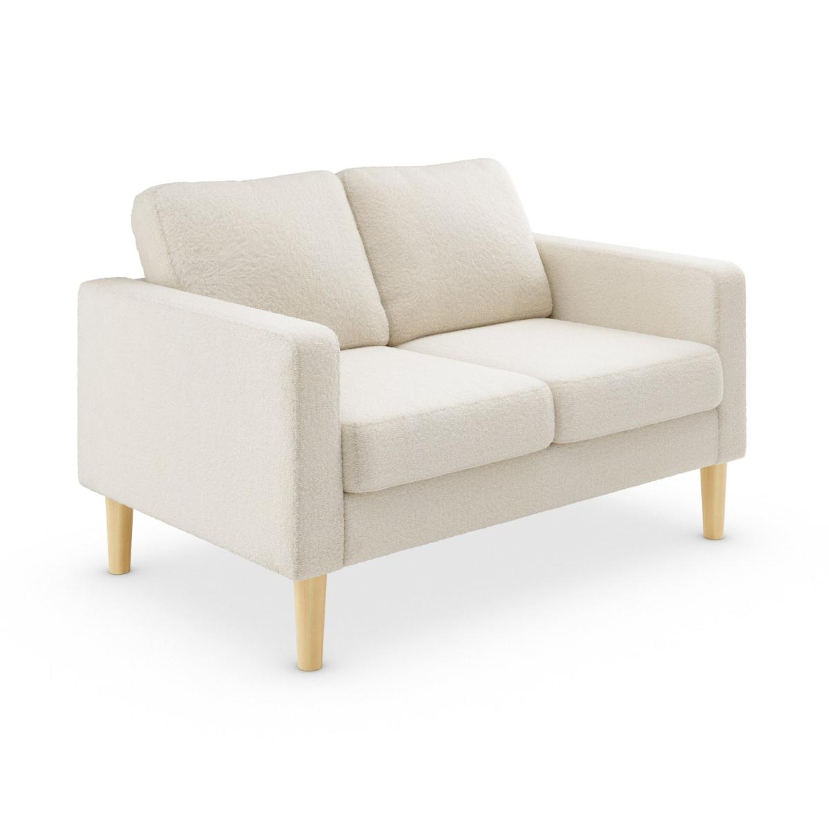 Jacob Sherpa Compact 2 Seater Sofa Dark Grey – image 2