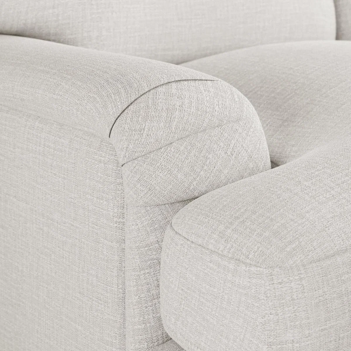 Darwin 2 Seater Sofa Textured Weave Sandstone – image 5