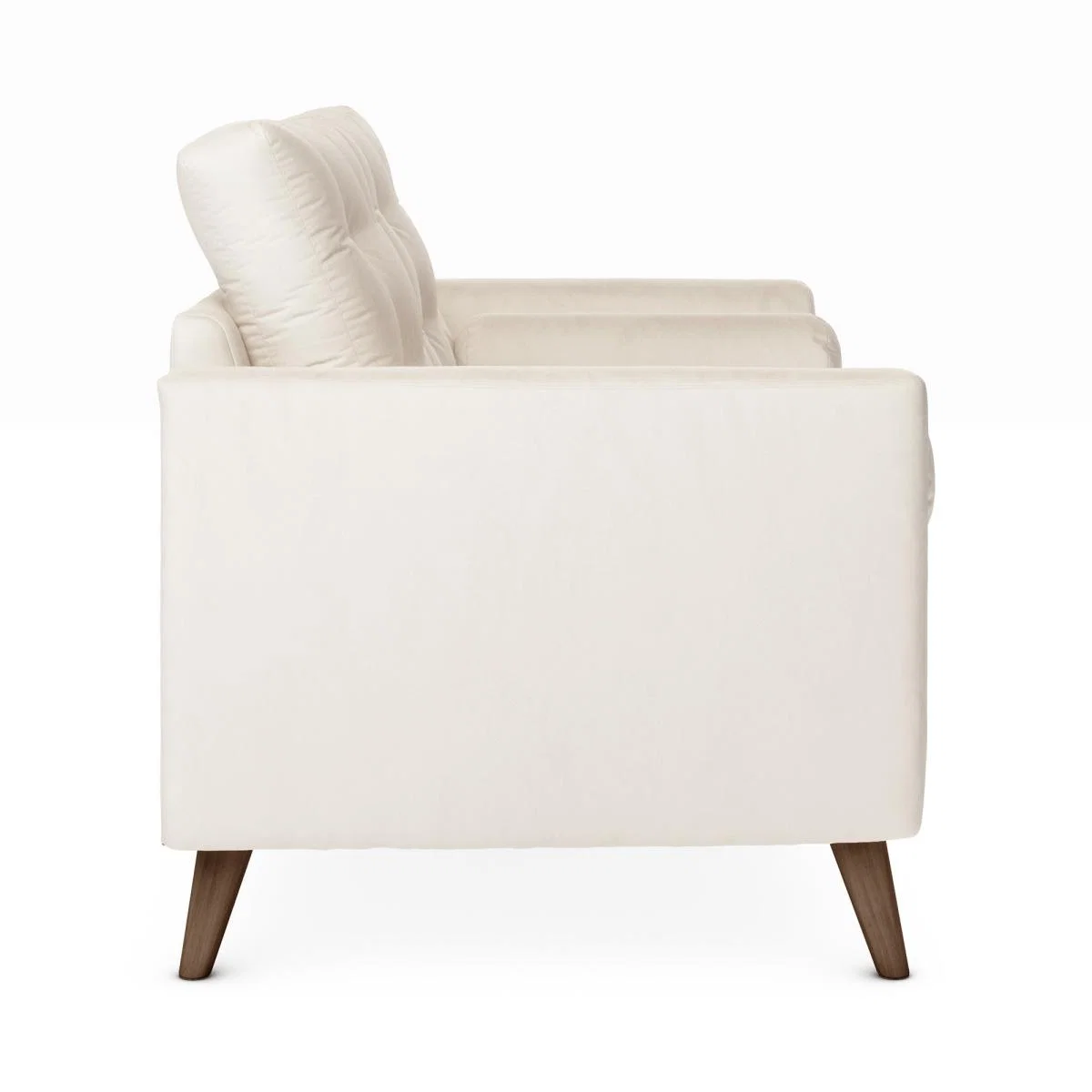 Lewes Luxury Velvet 2 Seater Sofa Luxury Velvet Natural – image 4