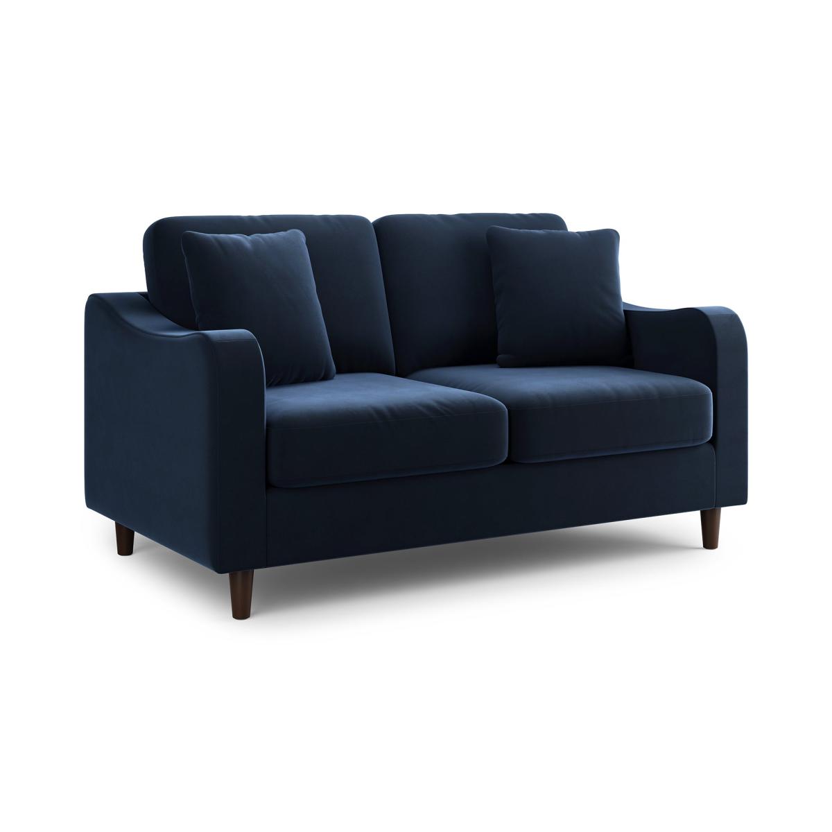 Ellison Velvet 2 Seater Sofa Navy Velvet – image 5