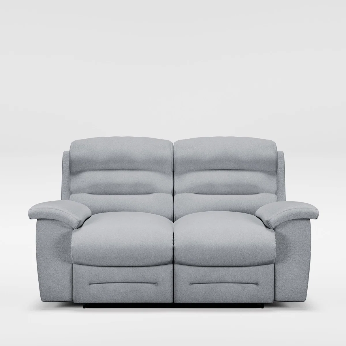 Lulworth 2 Seater Power Recliner Sofa Chenille Sky – image 9