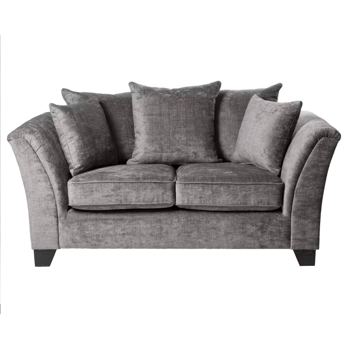 Giovanna Chenille 2 Seater Sofa Steeple Grey – image 2