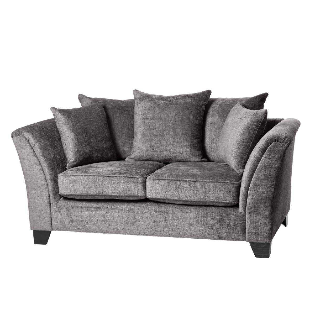 Giovanna Chenille 2 Seater Sofa Steeple Grey – image 3