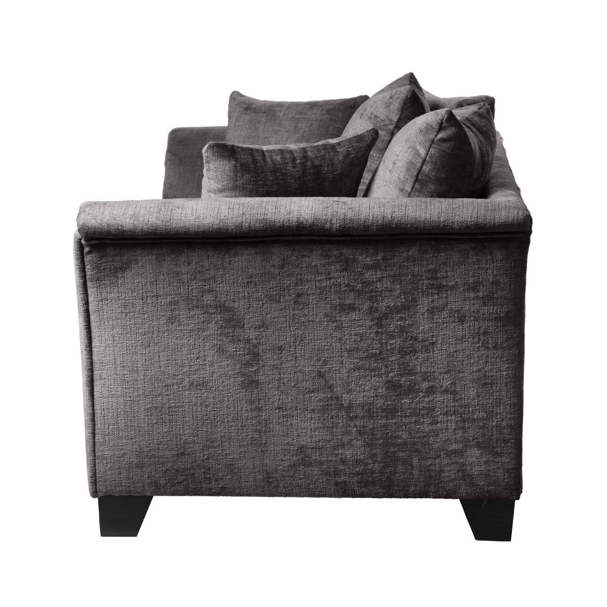 Giovanna Chenille 2 Seater Sofa Steeple Grey – image 4