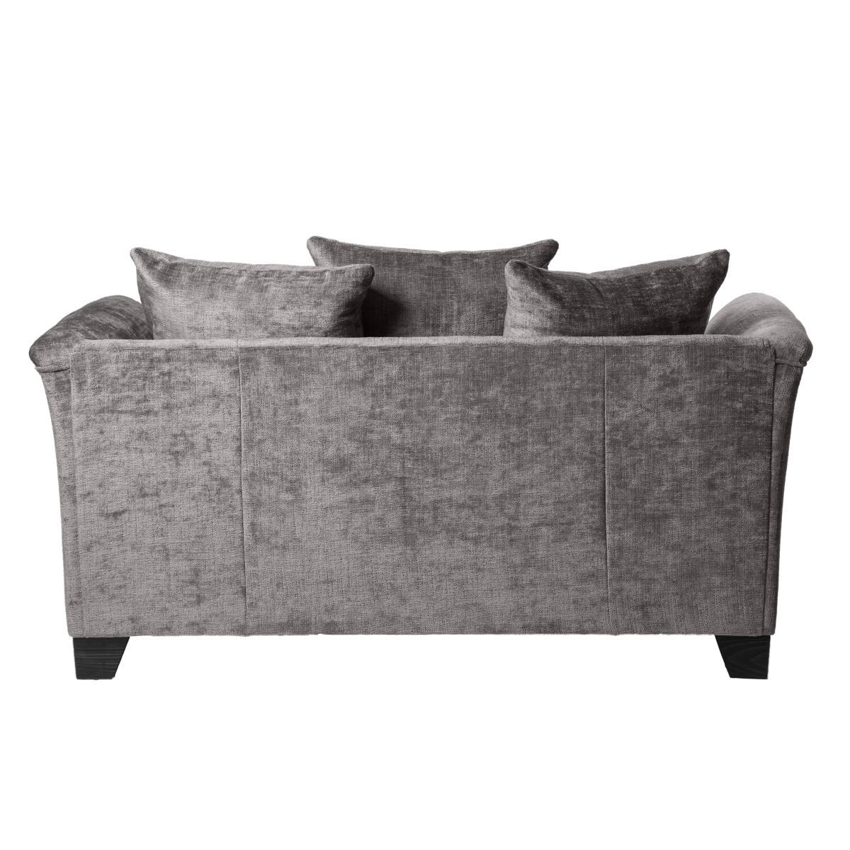Giovanna Chenille 2 Seater Sofa Steeple Grey – image 5