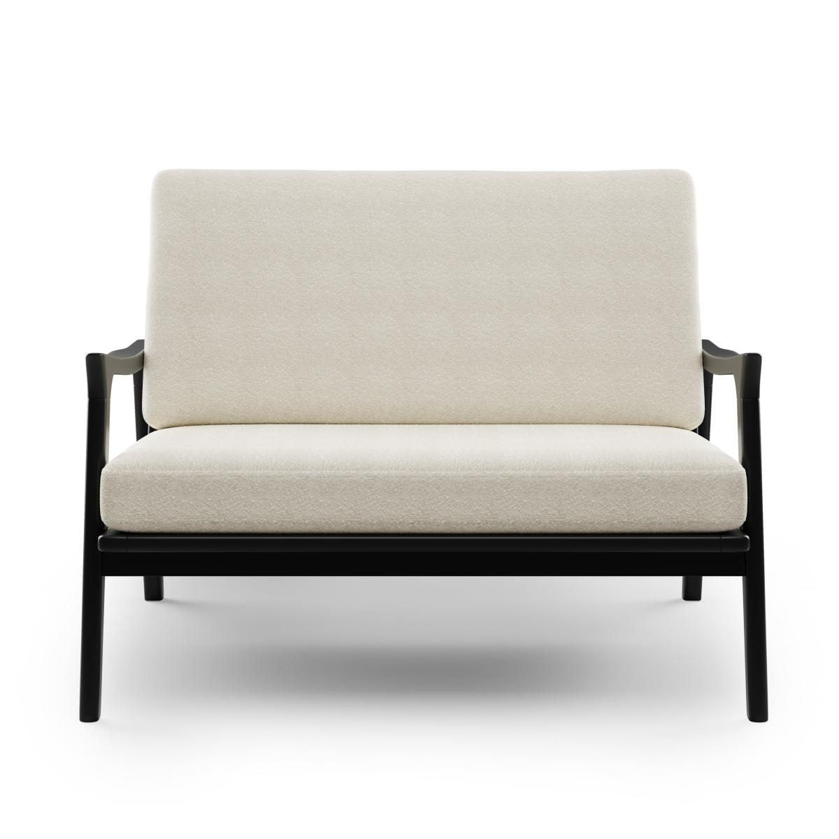 Elements Maddox Boucle Small 2 Seater Sofa Ivory Cream – image 3
