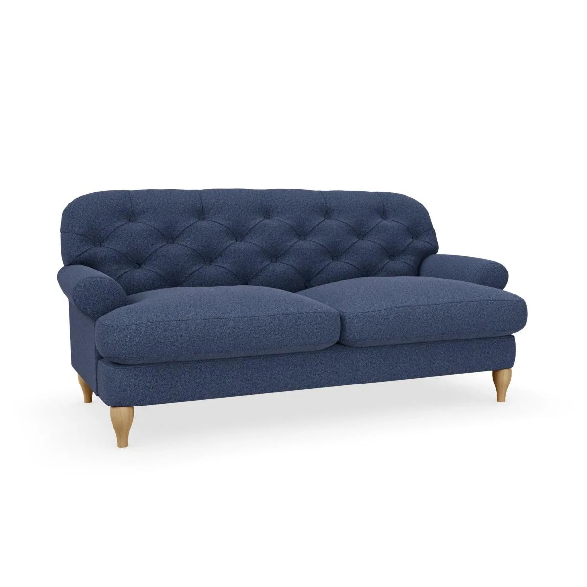 Canterbury Woolly Marl 2 Seater Sofa Woolly Marl Navy – image 2