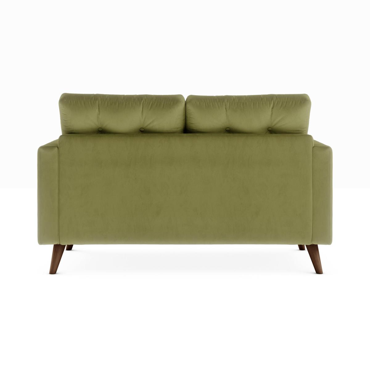 Lewes Luxury Velvet 2 Seater Sofa Luxury Velvet Olive – image 5