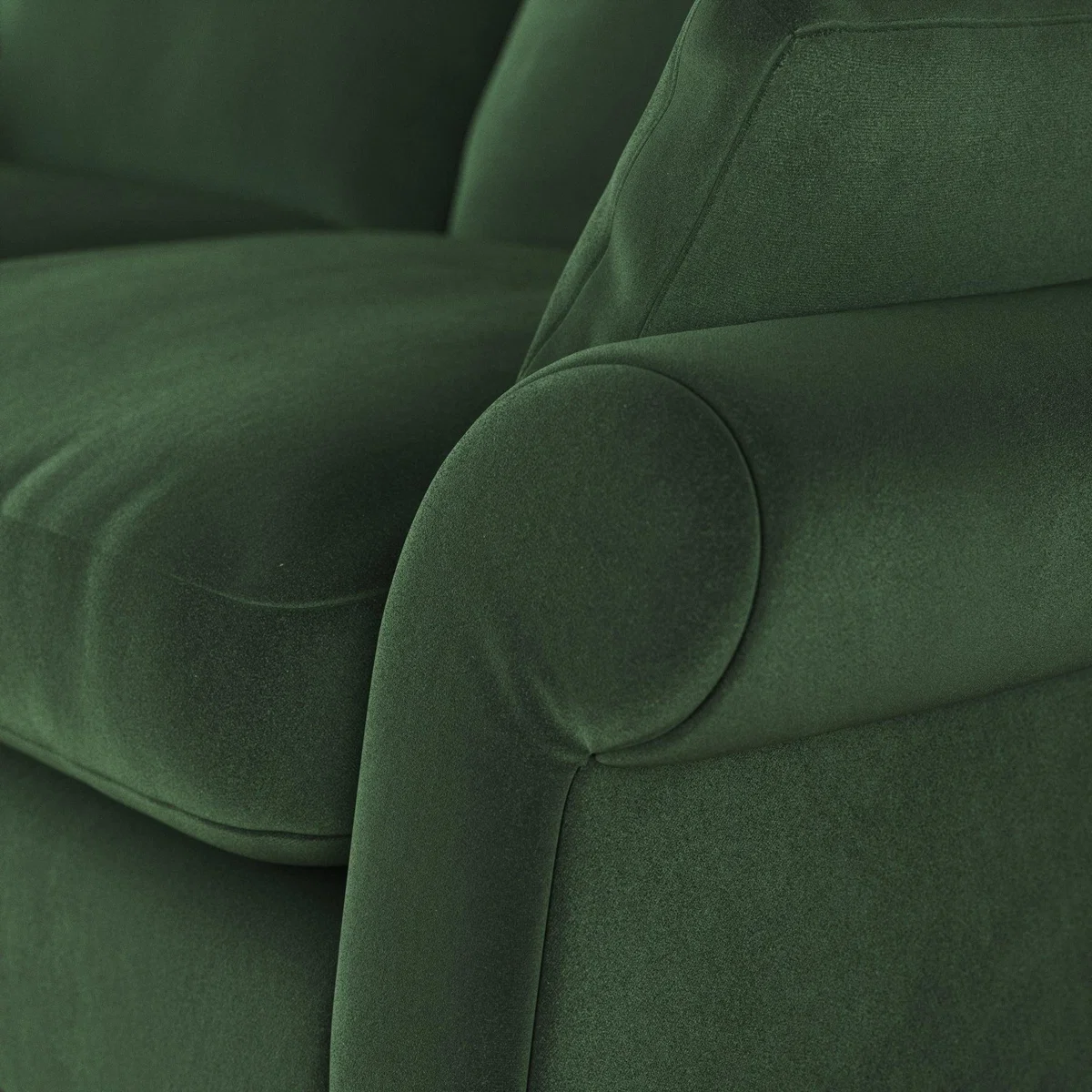 Salisbury 2 Seater Sofa Cosy Velvet Bottle Green – image 6