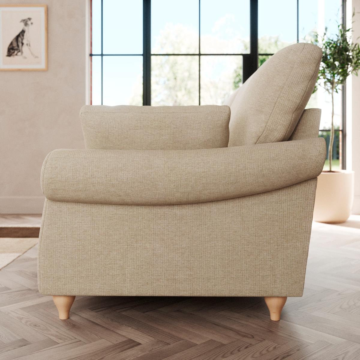 Salisbury 2 Seater Sofa Tonal Weave Natural – image 3