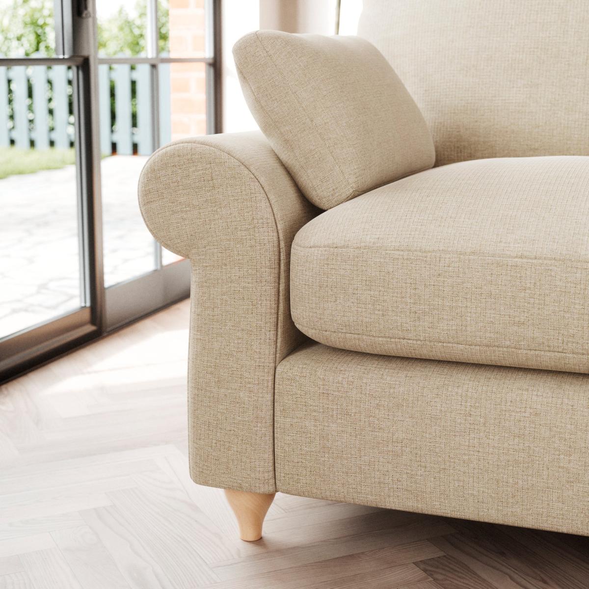 Salisbury 2 Seater Sofa Tonal Weave Natural – image 5