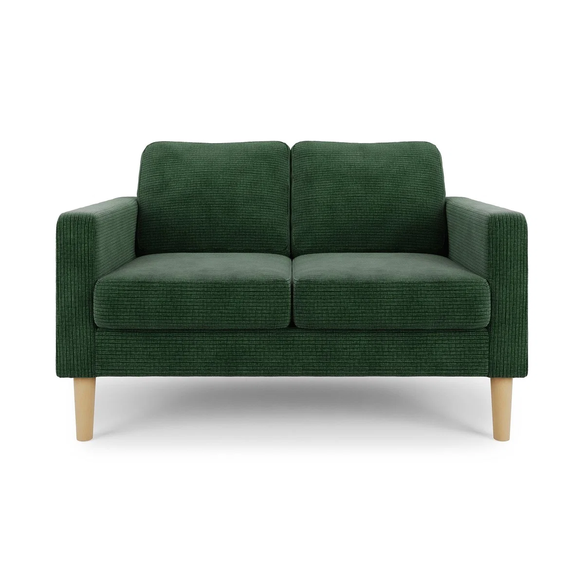 Jacob Cord Small 2 Seater Sofa Jacob Cord Bottle Green – image 7