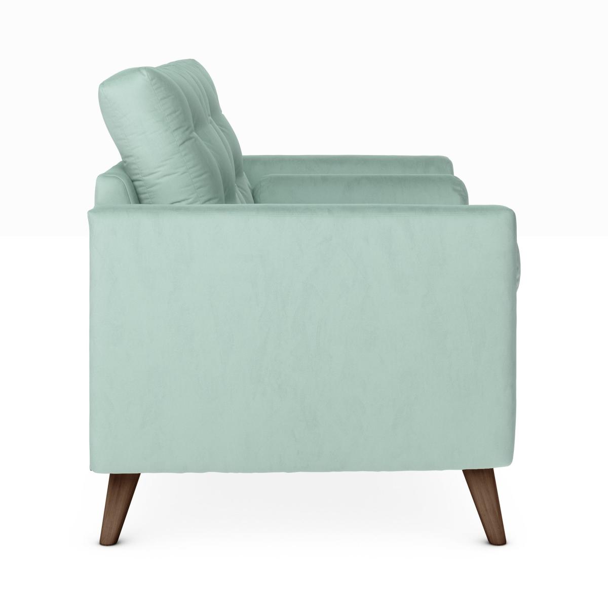 Lewes Luxury Velvet 2 Seater Sofa Luxury Velvet Lilypad – image 4