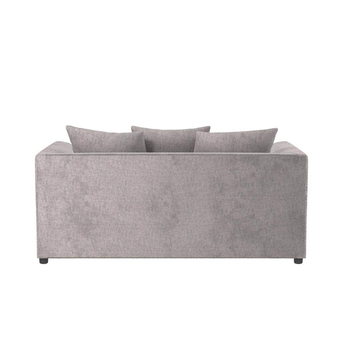 Blake Chenille 2 Seater Sofa Silver – image 4