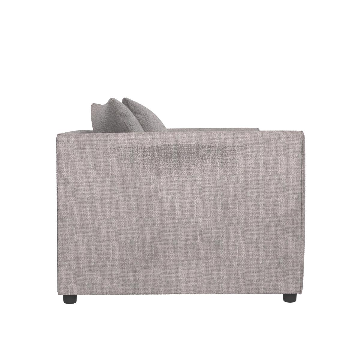 Blake Chenille 2 Seater Sofa Silver – image 5