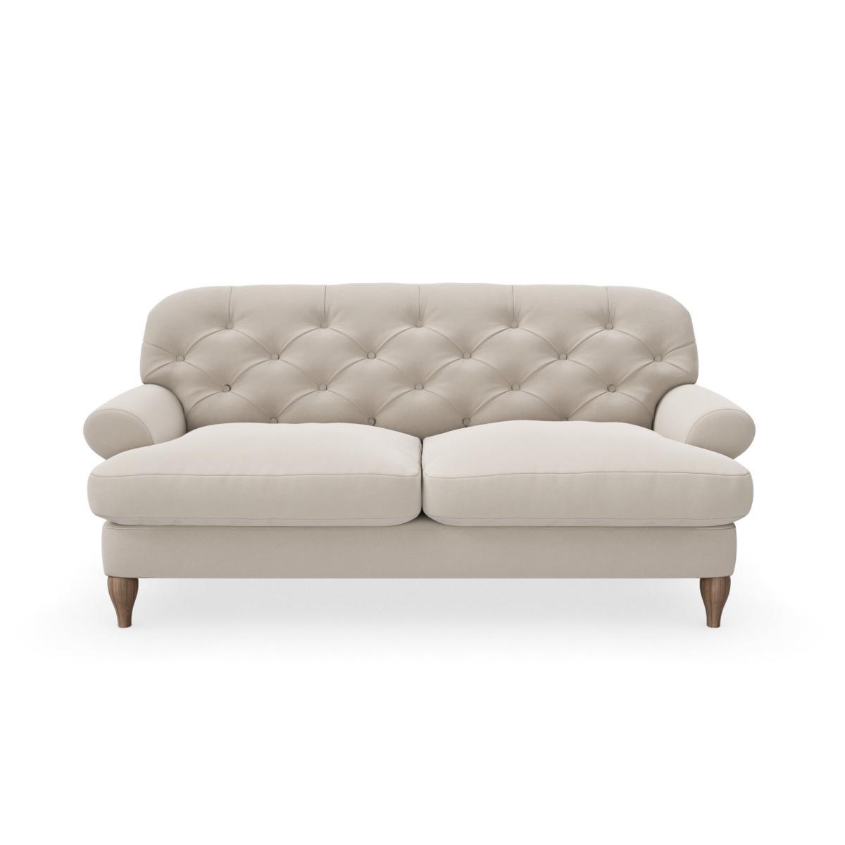 Canterbury Luxury Velvet 2 Seater Sofa Luxury Velvet Natural – image 3