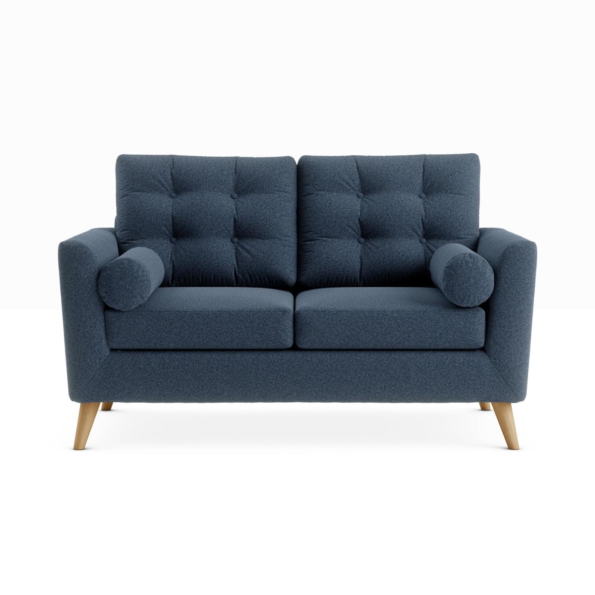 Lewes Woolly Marl 2 Seater Sofa Woolly Marl Navy – image 3