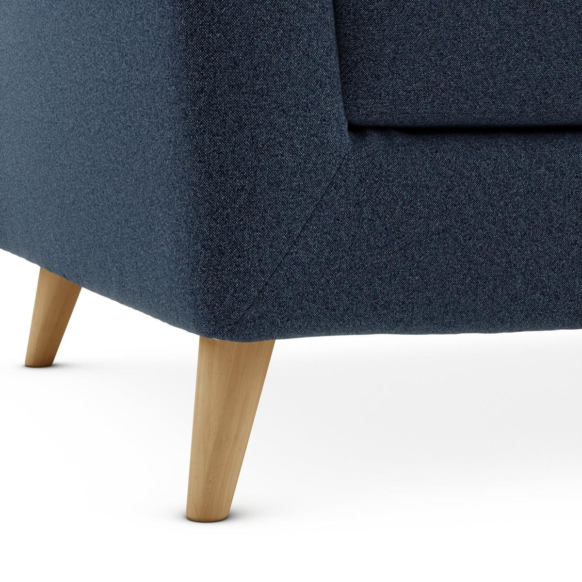 Lewes Woolly Marl 2 Seater Sofa Woolly Marl Navy – image 6