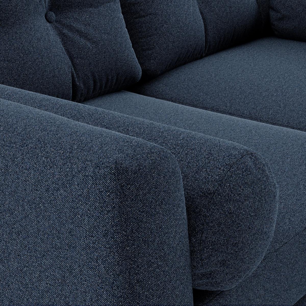 Lewes Woolly Marl 2 Seater Sofa Woolly Marl Navy – image 7