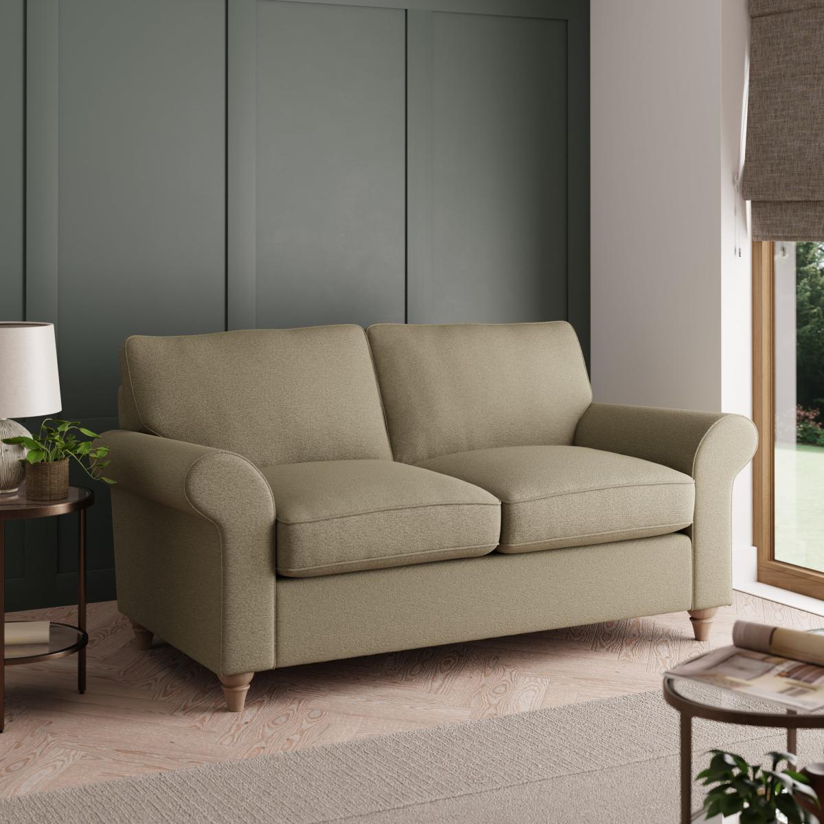 Rosa Fabric 2 Seater Sofa Olive (Green) – image 1