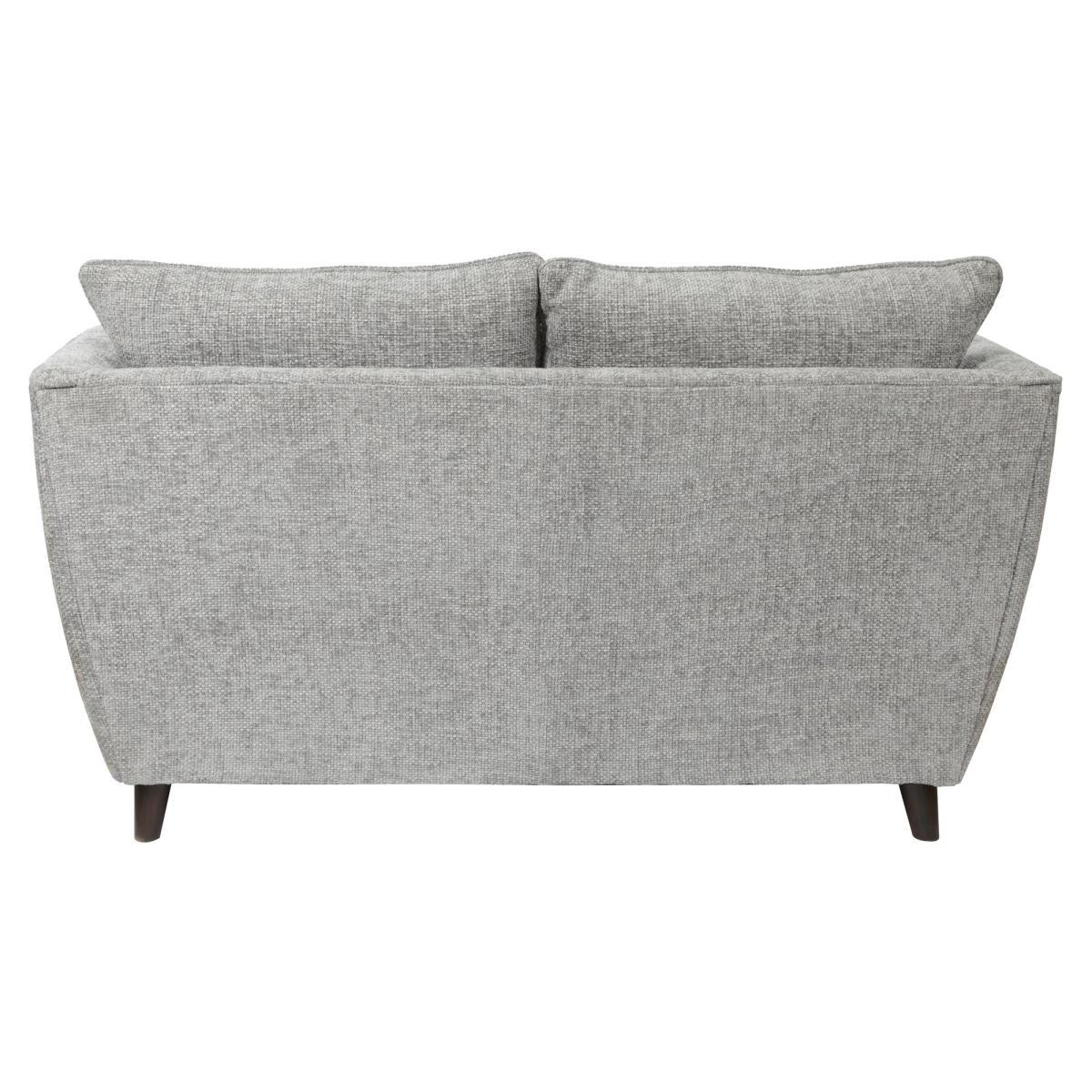 Sienna Fabric 2 Seater Sofa Silver – image 5