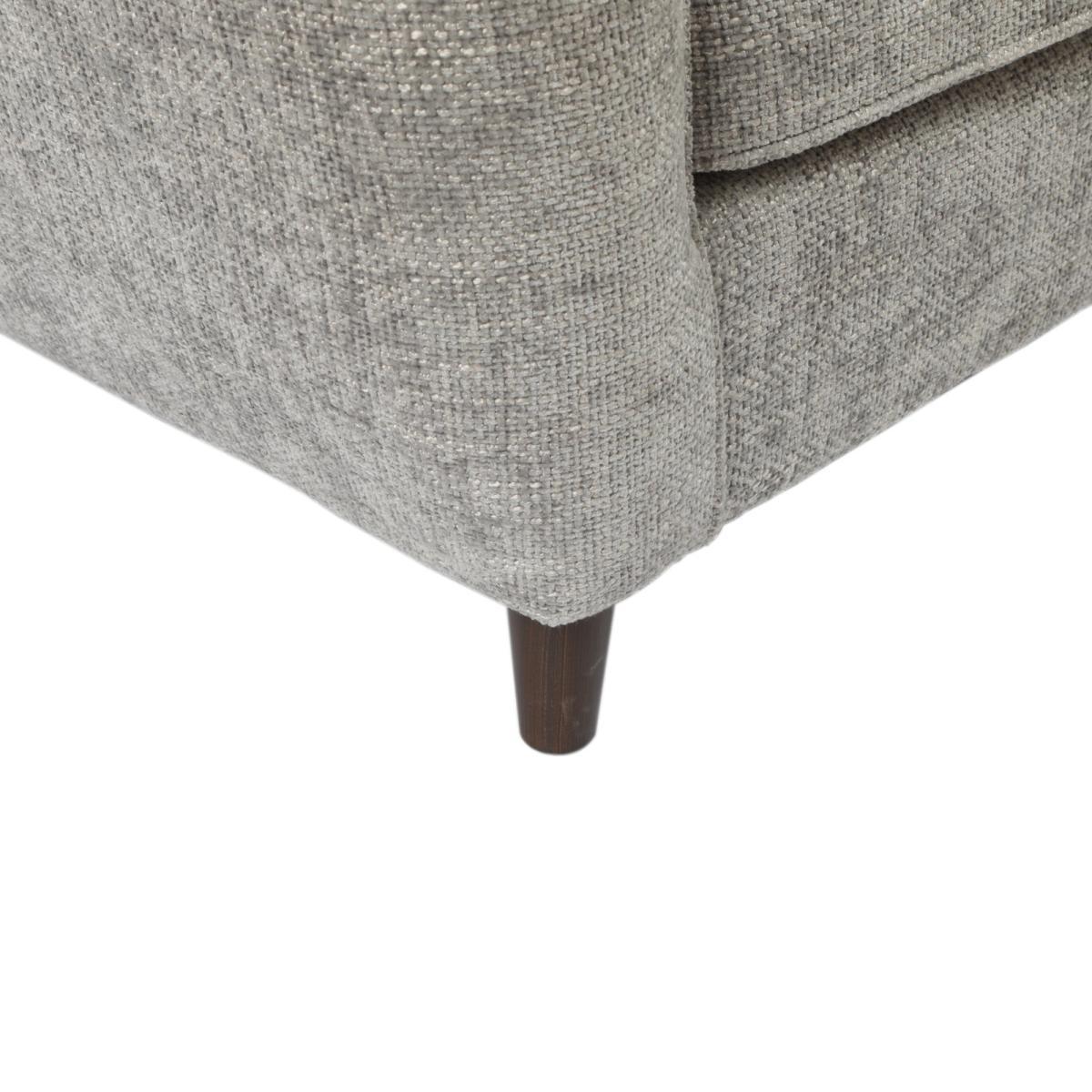 Sienna Fabric 2 Seater Sofa Silver – image 8
