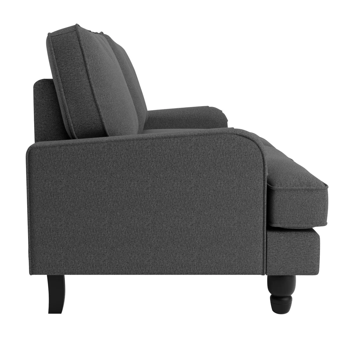 Beatrice Fabric 2 Seater Sofa Charcoal – image 3