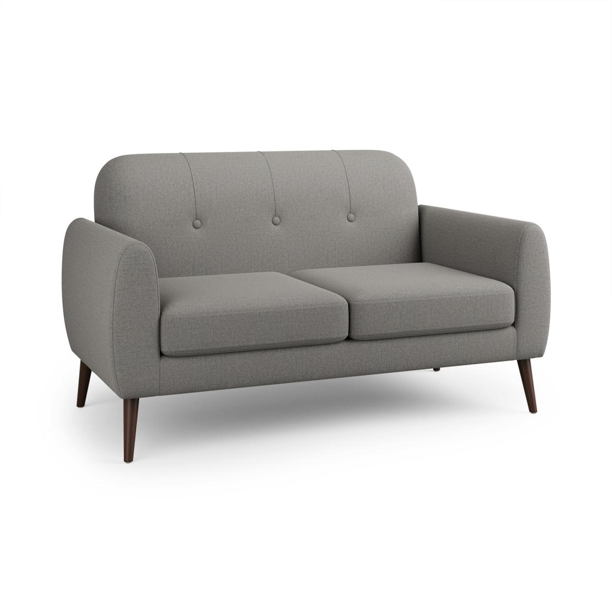 Crombie Flatweave 2 Seater Sofa in a Box Dove Grey Flatweave Dove Grey – image 3