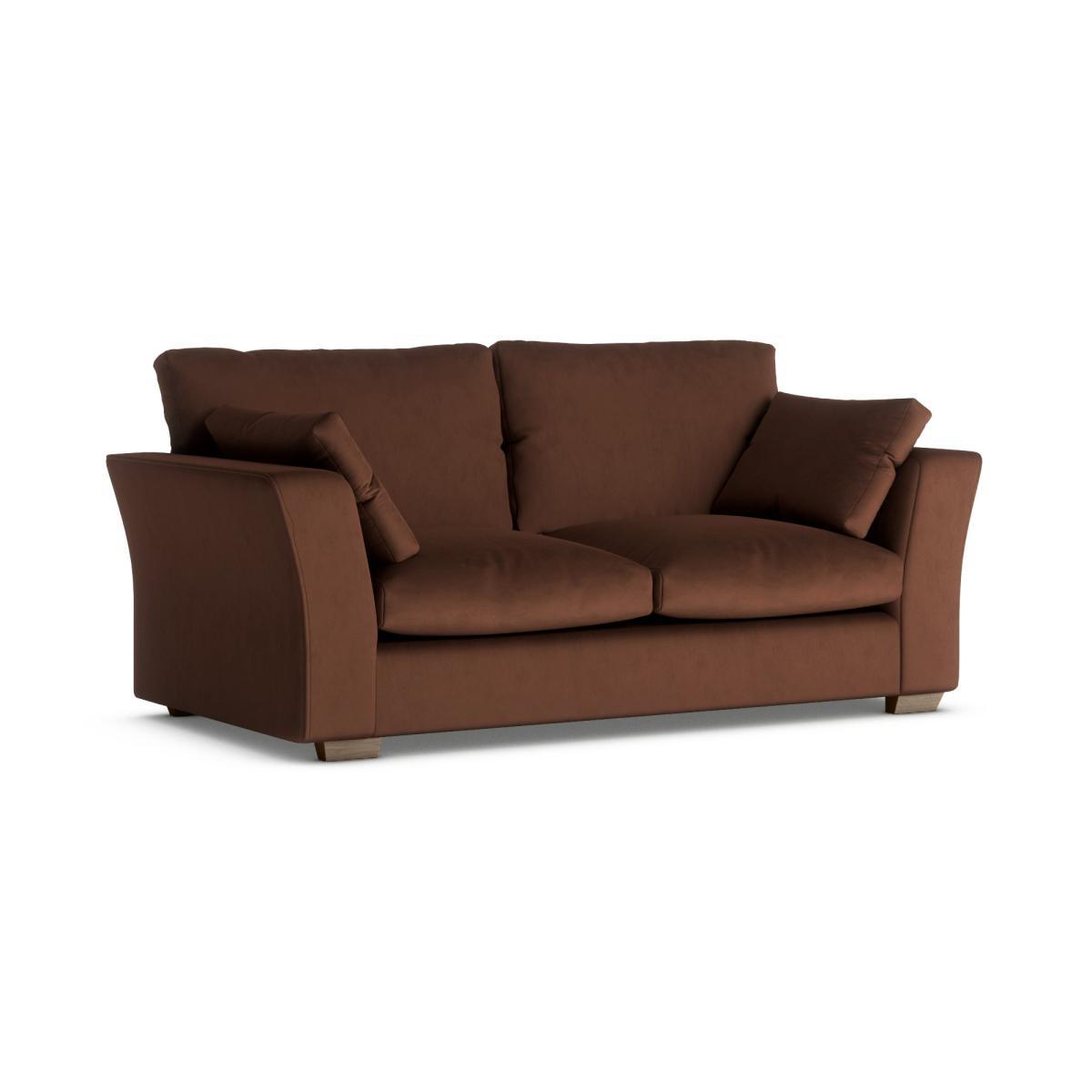 Blakeney Luxury Velvet 2 Seater Sofa Luxury Velvet Pinecone – image 2