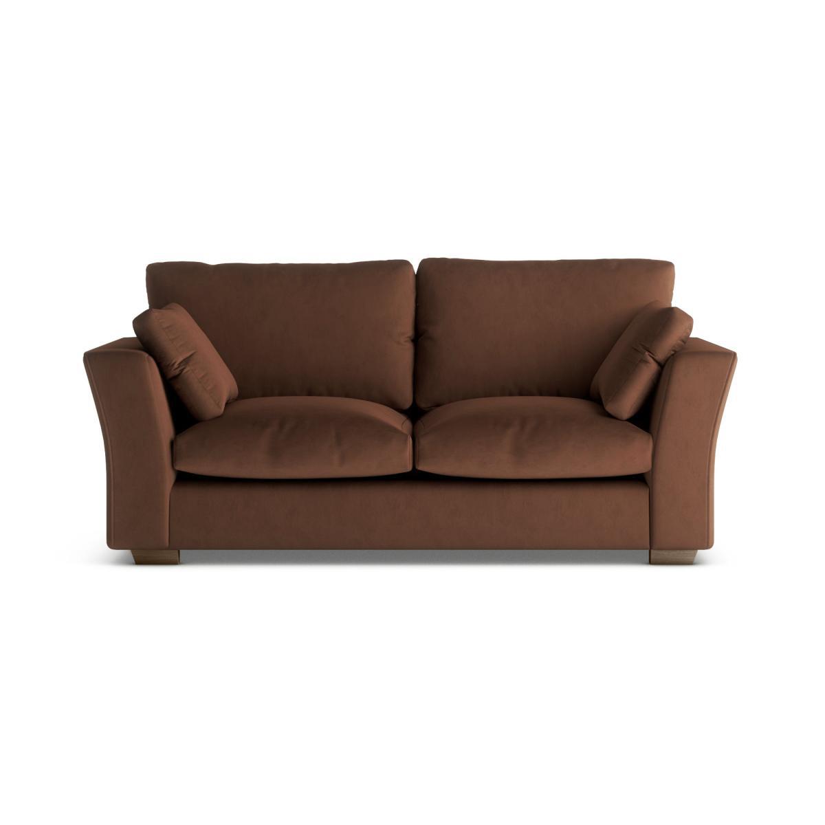 Blakeney Luxury Velvet 2 Seater Sofa Luxury Velvet Pinecone – image 3