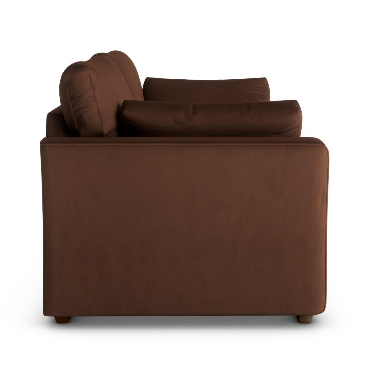 Blakeney Luxury Velvet 2 Seater Sofa Luxury Velvet Pinecone – image 4