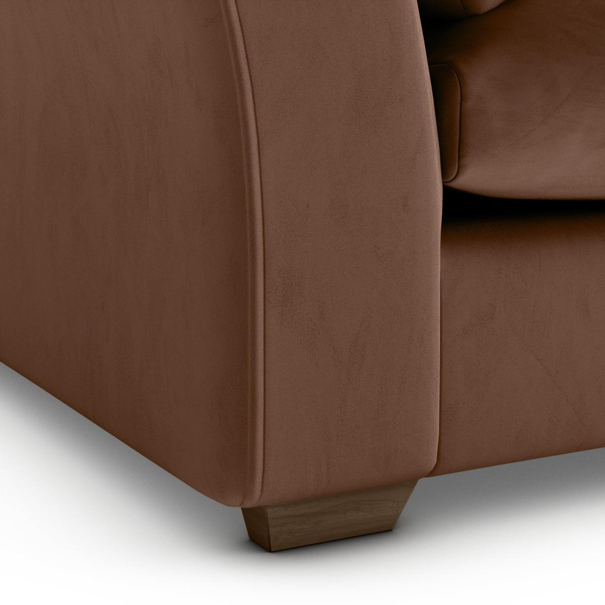 Blakeney Luxury Velvet 2 Seater Sofa Luxury Velvet Pinecone – image 6