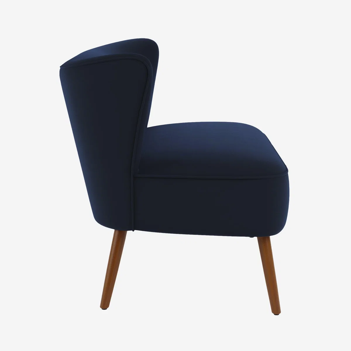 Eliza Velvet 2 Seater Compact Sofa Luxe Navy – image 4