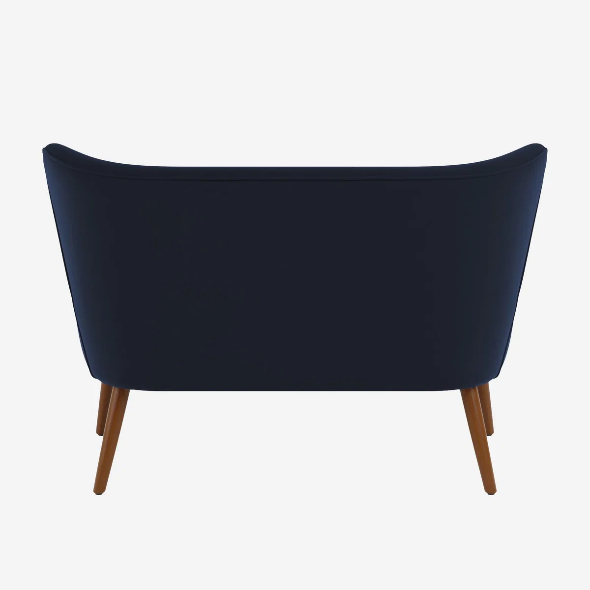 Eliza Velvet 2 Seater Compact Sofa Luxe Navy – image 5