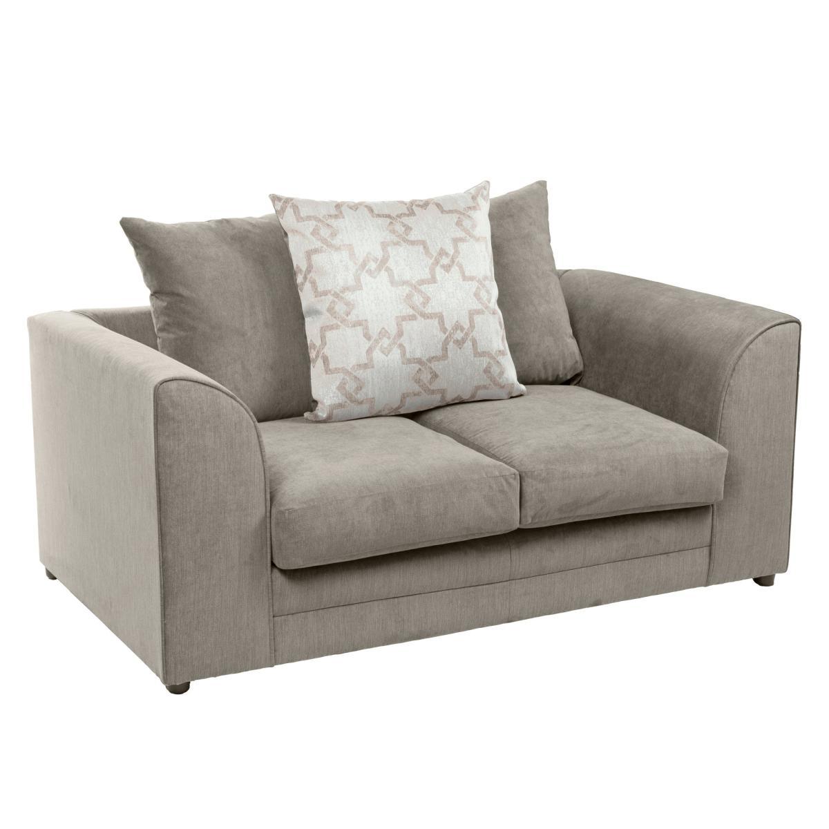 Washington Fabric 2 Seater Sofa Stone – image 4