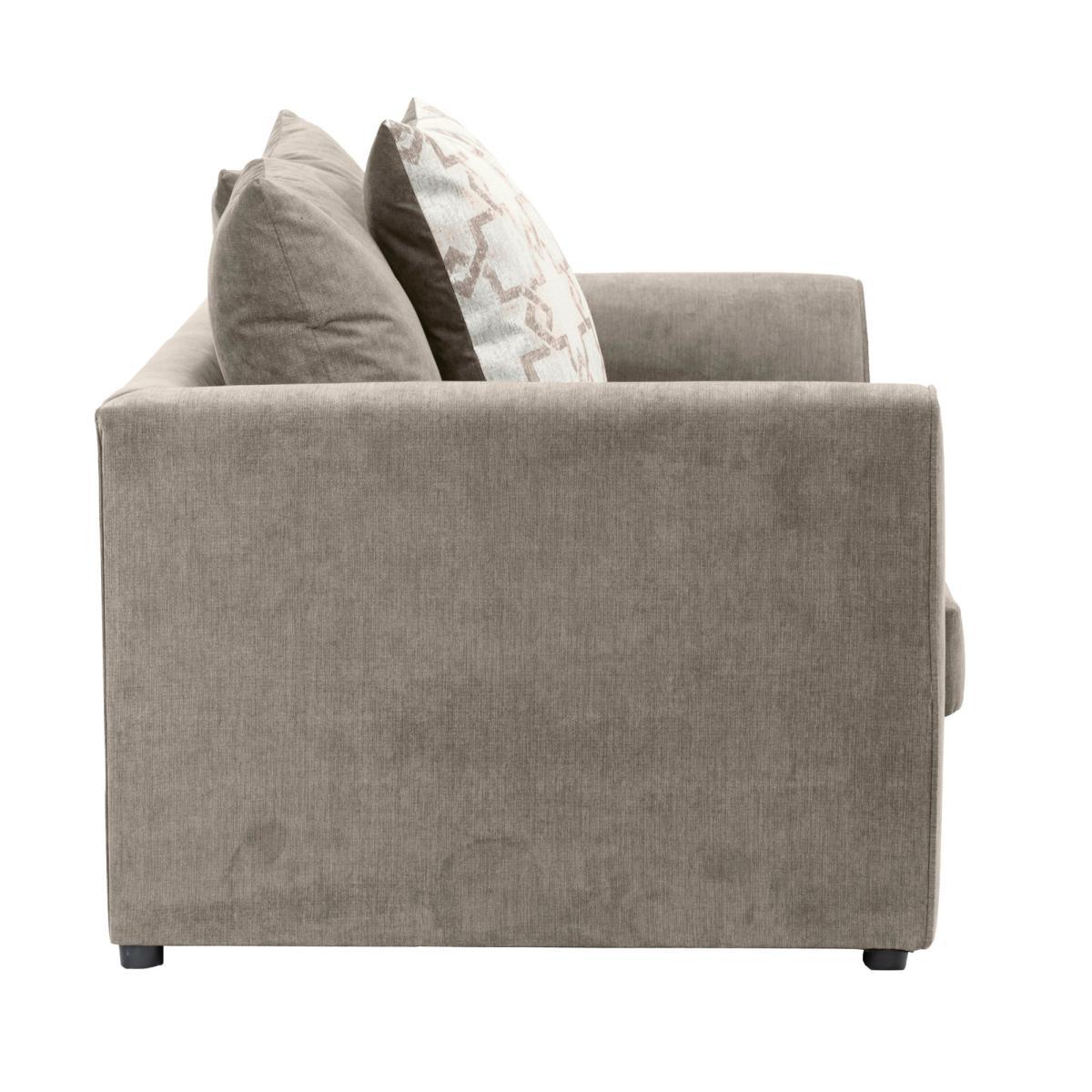 Washington Fabric 2 Seater Sofa Stone – image 5