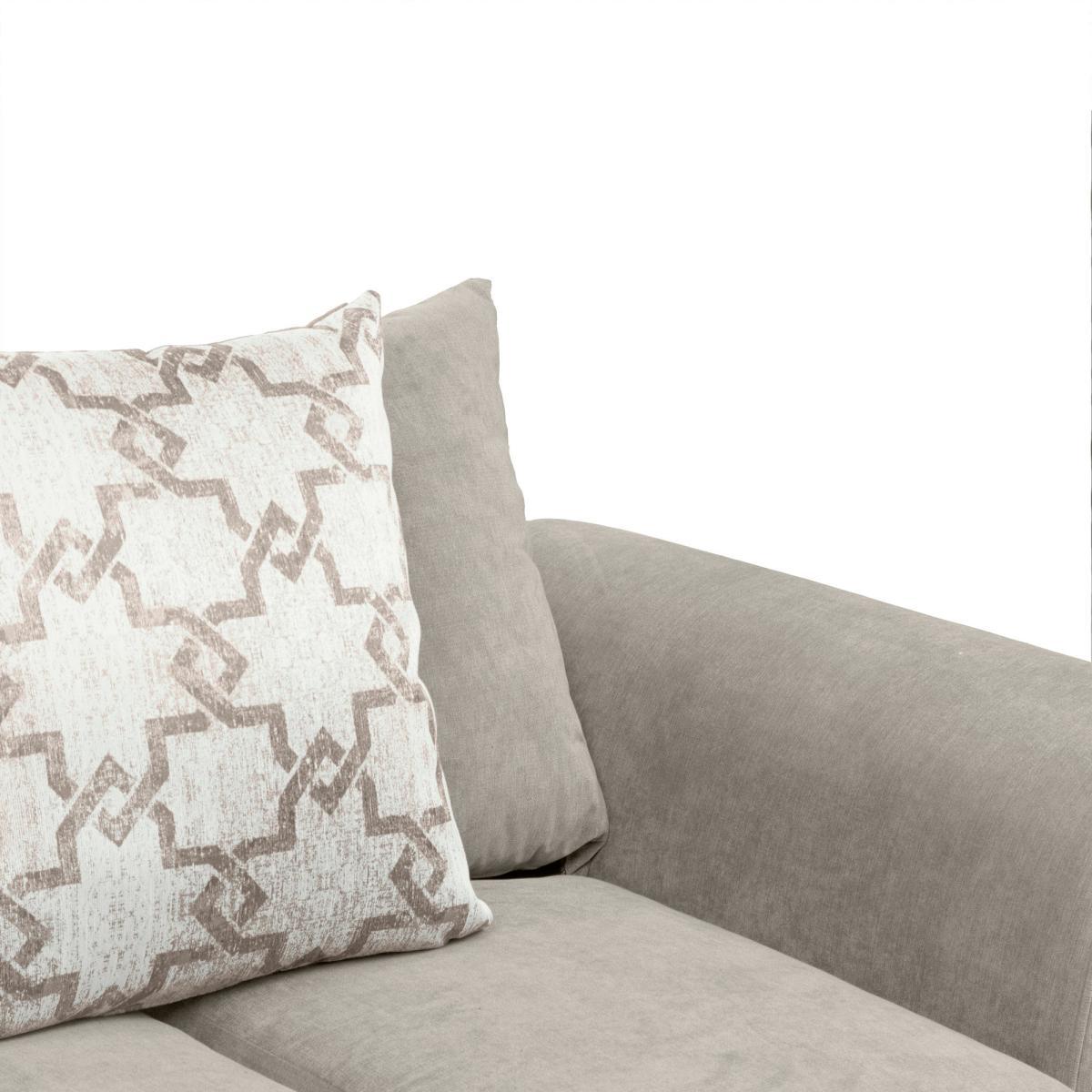 Washington Fabric 2 Seater Sofa Stone – image 7
