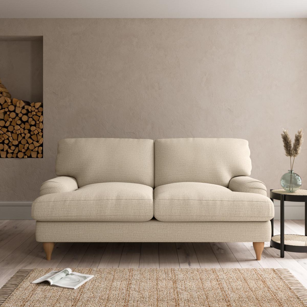 Darwin Luxury Velvet 2 Seater Sofa Luxury Velvet Old Gold – image 2