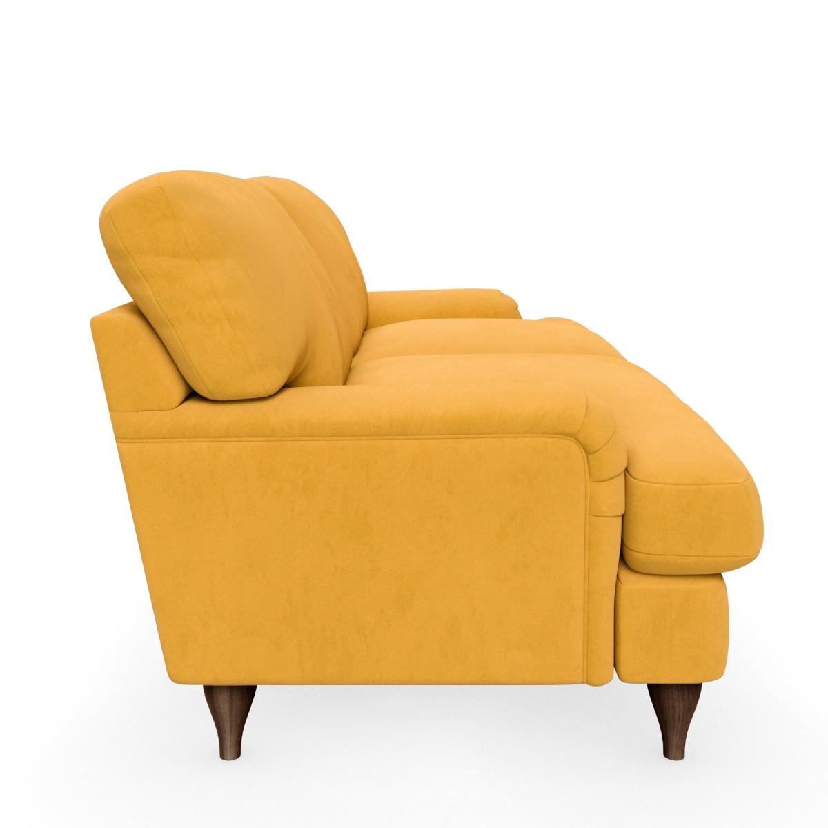 Darwin Luxury Velvet 2 Seater Sofa Luxury Velvet Old Gold – image 5