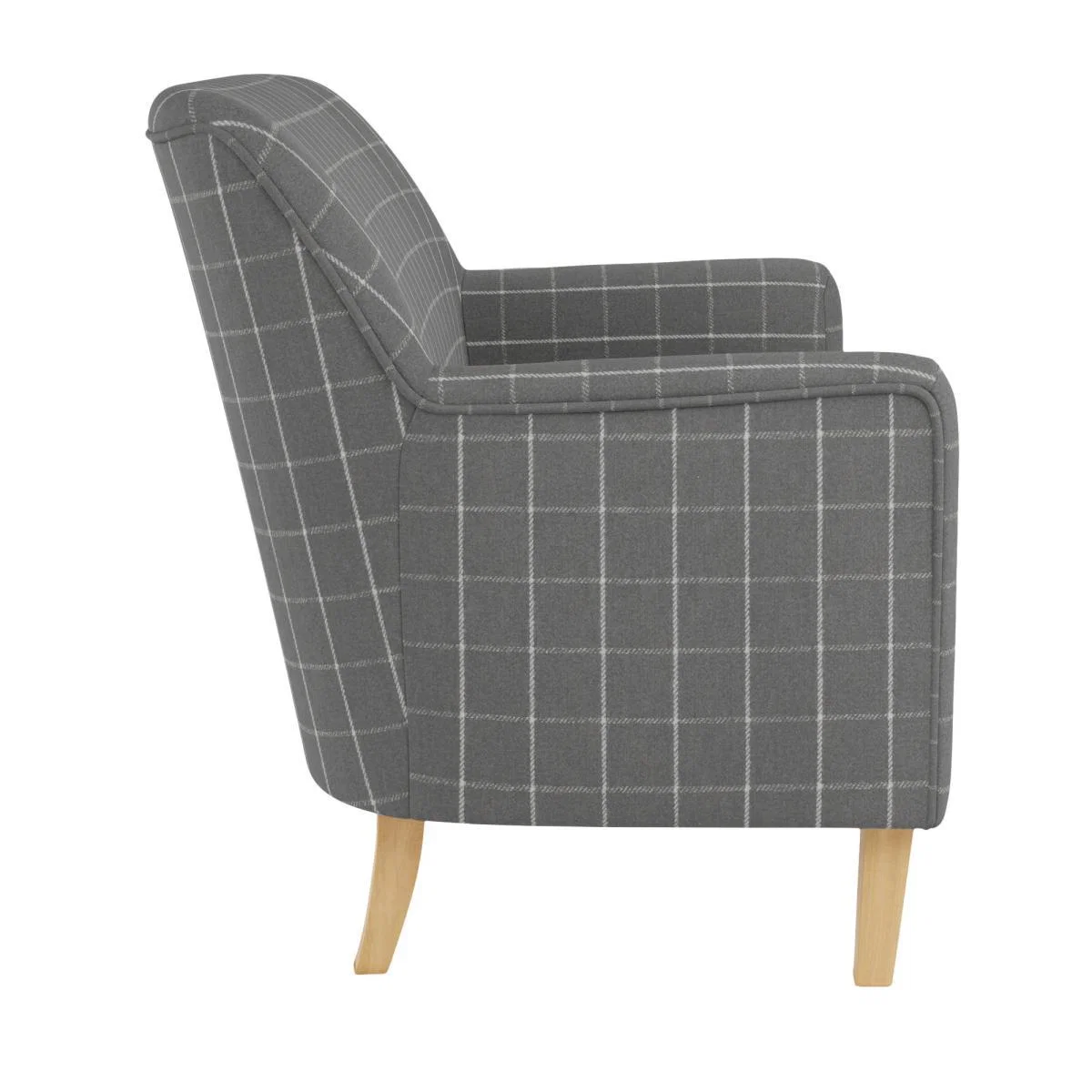 Cooper Window Pane Check 2 Seater Sofa Grey – image 4