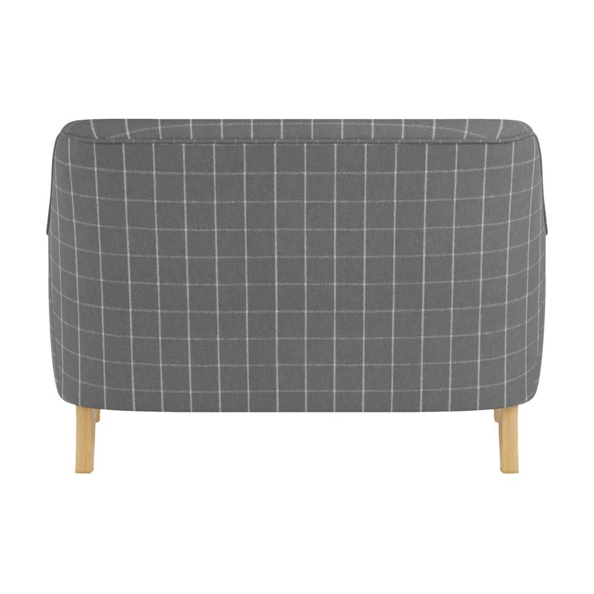 Cooper Window Pane Check 2 Seater Sofa Grey – image 5